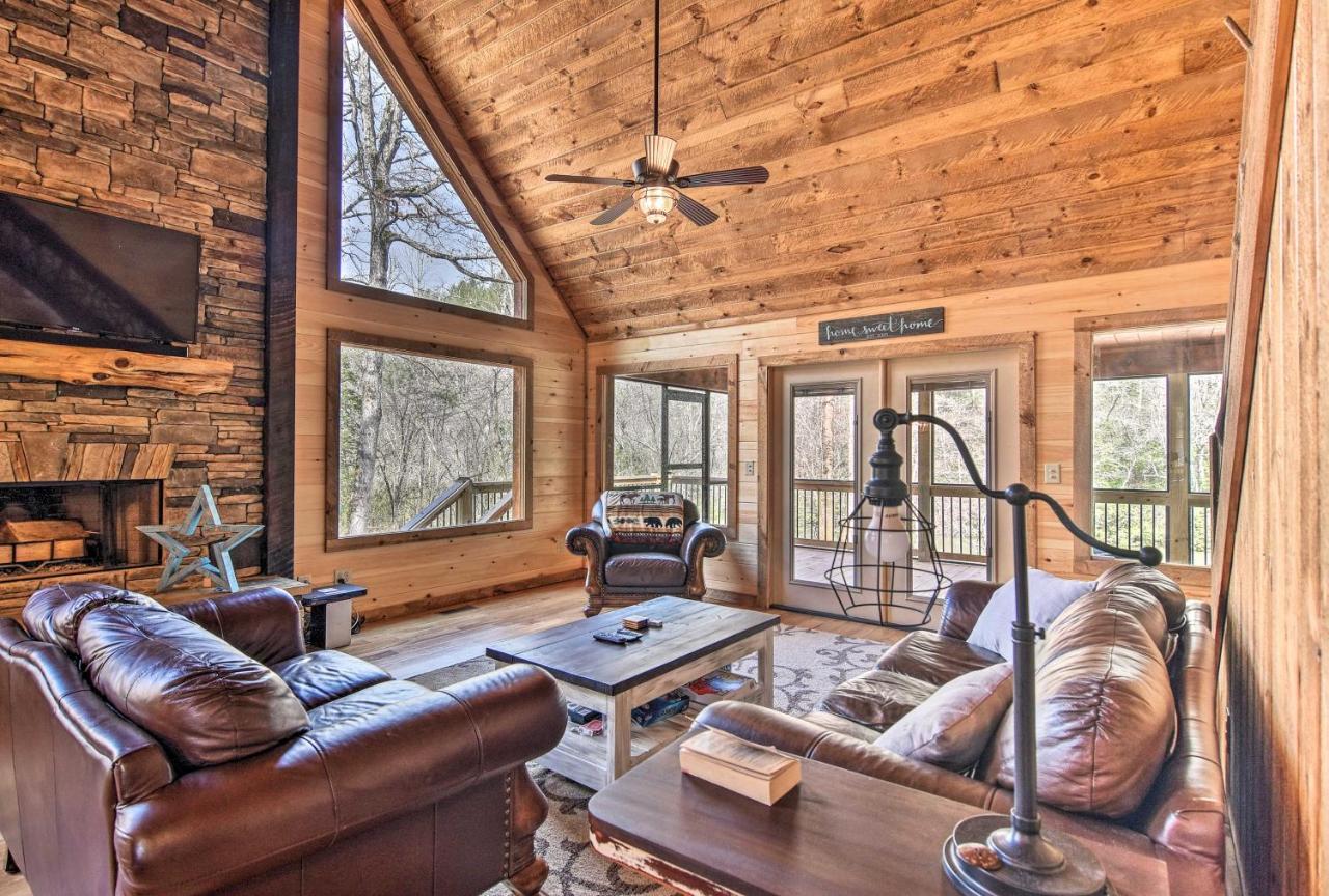 Modern Murphy Cabin With Nottely River Views! Экстерьер фото