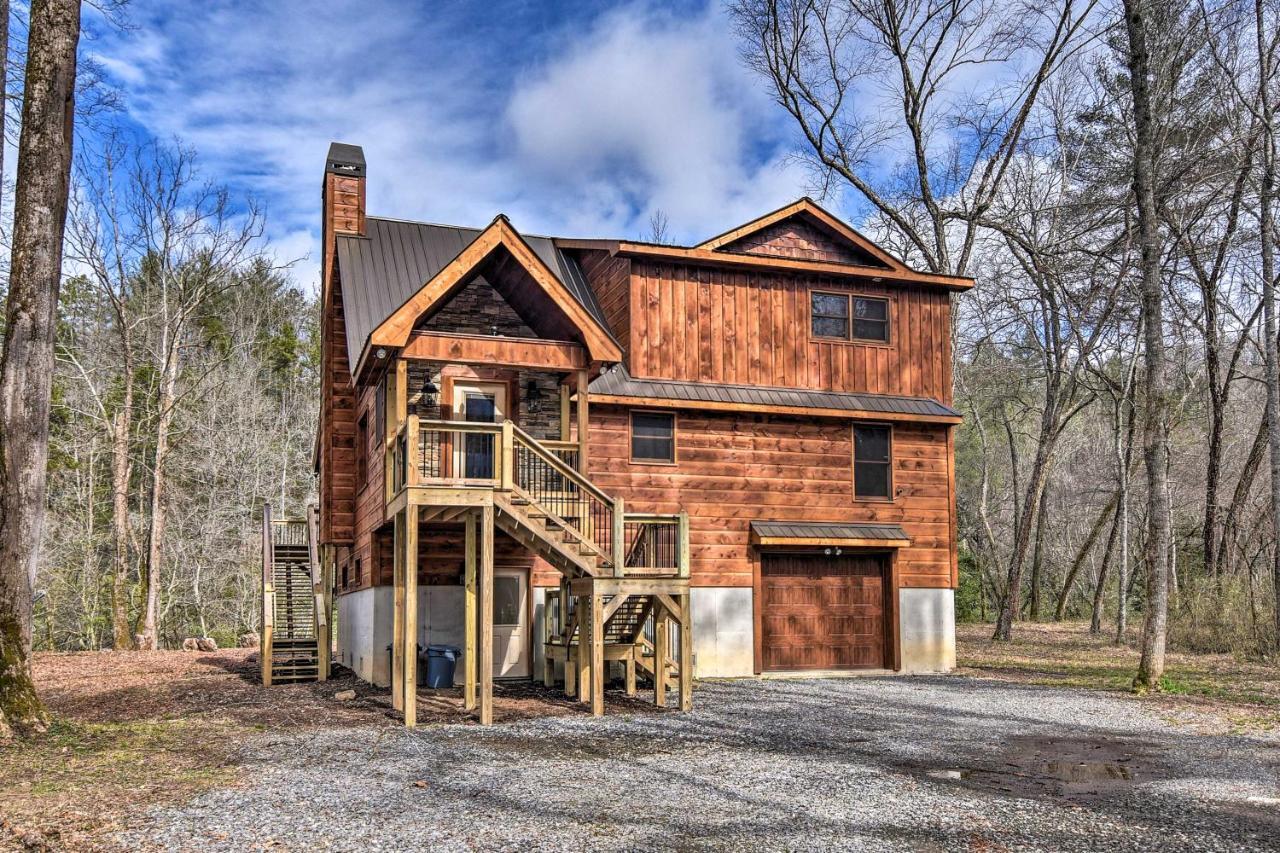 Modern Murphy Cabin With Nottely River Views! Экстерьер фото